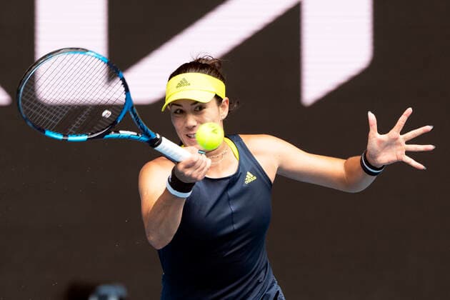 Garbine Muguruza (ESP) Australian Open 2021 - Melbourne Park - Melbourne - Victoria - Australia - 14 02 2021. Copyright: xJuergenxHasenkopfx