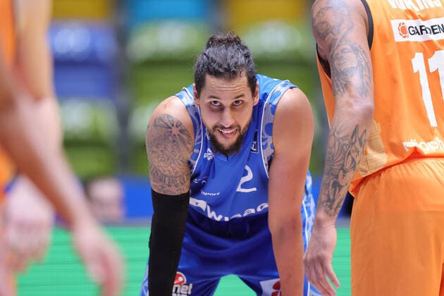 Fraport Skyliners - ratiopharm Ulm, easyCredit BBL Michael Kessens (Fraport Skyliners, 2). Basketball-Spiel der easyCredit BBL zwischen den Fraport Skyliners und ratiopharm Ulm am 14. Februar 2021 in der Fraport-Arena in Frankfurt am Main., Frankfurt am Main Hessen Deutschland Fraport-Arena