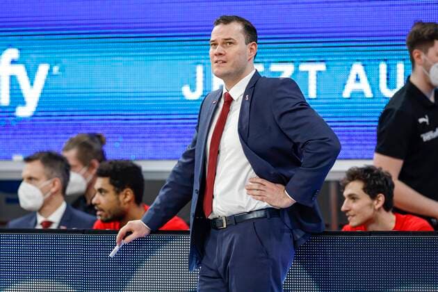 Headcoach Johan Roijakkers (Brose Bamberg) Brose Bamberg - Alba Berlin - easyCredit-BBL - Basketball Bundesliga - Basketball Saison 2020 21 - 19. Spieltag, 14.02.2021 Bamberg, Brose Arena ASV-Autoren-Nummer: 4026335 Copyright: DanielxLöb
