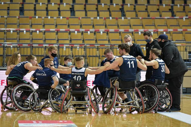 RBBL; RSV Lahn-Dill - BBC Muensterland, 14.02.21 BCC Muensterland Rittal Arena, Wetzlar, 14.02.21 Copyright: xBEAUTIFULxSPORTS Roeczeyx