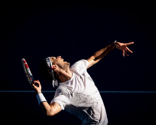 Dominic Thiem (AUT) Australian Open 2021 - Melbourne Park - Melbourne - Victoria - Australia - 14 02 2021. Copyright: xJuergenxHasenkopfx