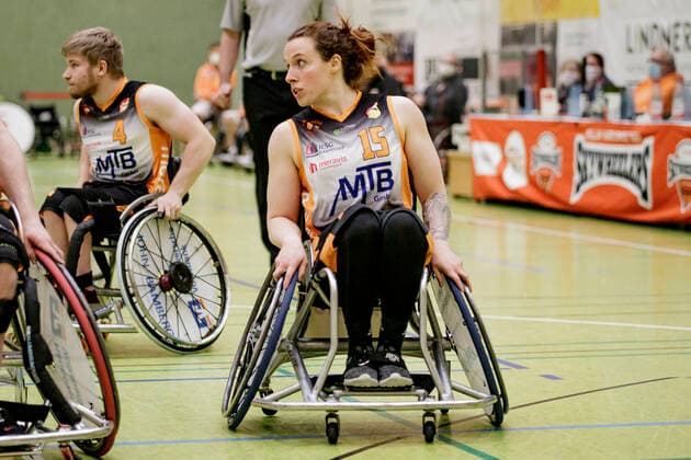 1. RBBL, ING Skywheelers Frankfurt vs. Hannover United, Frankfurt, Skywheelers Dome Frankfurt, 14.2.2021 Vanessa Erskine (Hannover United), ING Skywheelers Frankfurt vs. Hannover United, Frankfurt, Skywheelers Dome Frankfurt, 14.2.2021 Copyright: xBEAUTIFULxSPORTS P.xGawlickx