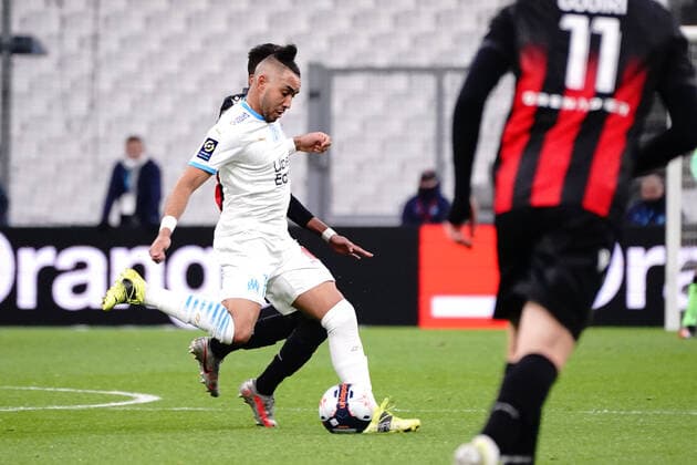 Dimitri Payet (Olympique de Marseille) FOOTBALL : Olympique de Marseille vs OGC Nice - Ligue 1 Uber Eats - Marseille - 17 02 2021 NorbertScanella PanoramiC 