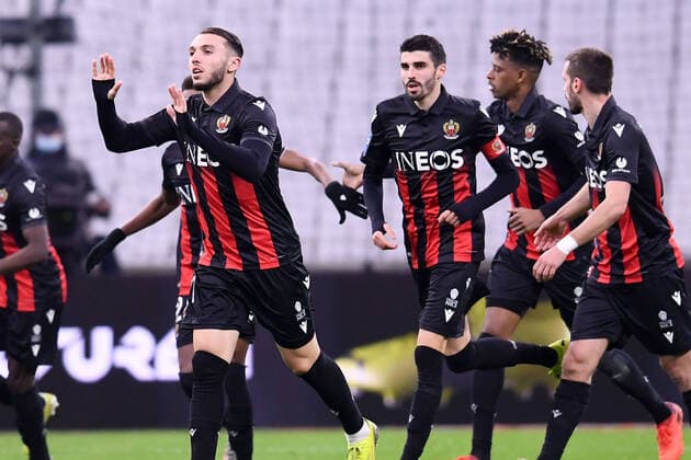 JOIE - FAIR PLAY - 11 AMINE GOUIRI (NICE) FOOTBALL : Marseille vs Nice - Ligue 1 Uber Eats - 17 02 2021 FEP Panoramic 