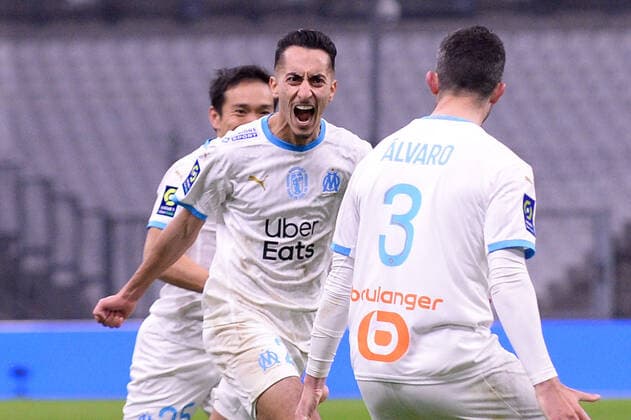JOIE - FAIR PLAY - 24 SAIF EDDINE KHAOUI (OM) FOOTBALL : Marseille vs Nice - Ligue 1 Uber Eats - 17 02 2021 FEP Panoramic 