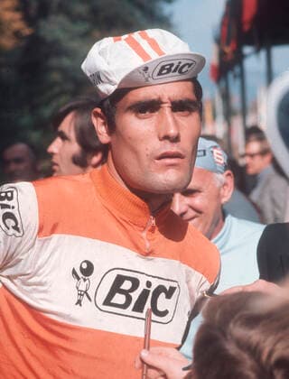 Tour de France 1971. Erste Etappe Start in Mulhouse 27.06.1971 Luis Ocana im Portrait.