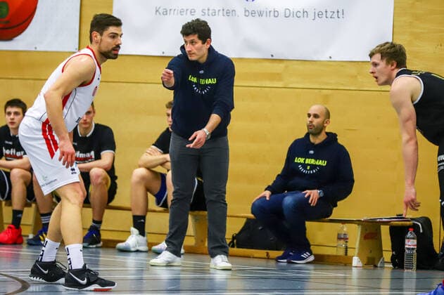 Basketball I Herren I Saison 2020 2021 I Barmer 2. Bundesliga ProB I 16. Spieltag I ETV Hamburg - SSV LOK Bernau I 19.02.2021 Rene Schilling (99, SSV LOK Bernau) Hamburg Sporthalle ETV Hohen Weide Hamburg Deutschland Copyright: xLobeca RalfxHomburgx
