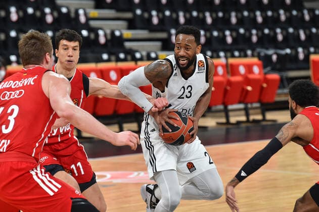 Sport Bilder des Tages David Lighty (asvel) BASKETBALL : LDLC ASVEL vs Bayern Munich - Euroleague - 19 02 2021 FredericChambert Panoramic 