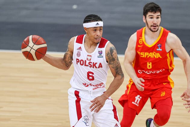 19.02.2021 GLIWICE, GLIWICE ARENA?KOSZYKOWKA (BASKETBALL) , KWALIFIKACJE MISTRZOSTW EUROPY FIBA EUROBASKET 2021 ( European Championship, EM, Europameisterschaft QUALIFICATION FIBA EUROBASKET 2021 BANKA GLIWICE ( BUBBLE GLIWICE ?MECZ POLSKA - HISZPANIA ( GAME POLAND SPAIN )?NZ A.J SLAUGHTER?FOTO LUKASZ GROCHALA CYFRASPORT NEWSPIX.PL --- Newspix.pl  20210219CSLG0137