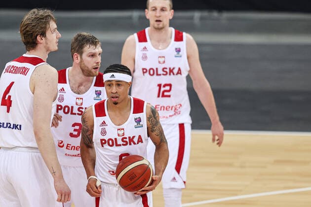 19.02.2021 GLIWICE, GLIWICE ARENA?KOSZYKOWKA (BASKETBALL) , KWALIFIKACJE MISTRZOSTW EUROPY FIBA EUROBASKET 2021 ( European Championship, EM, Europameisterschaft QUALIFICATION FIBA EUROBASKET 2021 BANKA GLIWICE ( BUBBLE GLIWICE ?MECZ POLSKA - HISZPANIA ( GAME POLAND SPAIN )?NZ POLSKA ALEKSANDER BALCEROWSKI, A.J SLAUGHTER?FOTO LUKASZ GROCHALA CYFRASPORT NEWSPIX.PL --- Newspix.pl  20210219CSLG0138