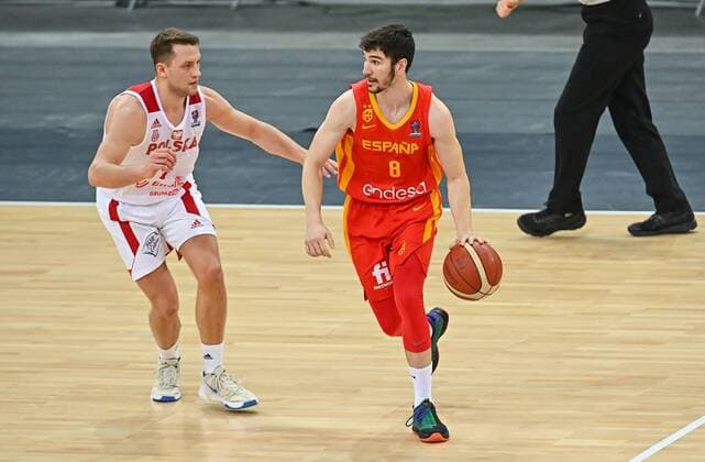 2021.02.19 Gliwice Koszykowka Mezczyzn Kwalifikacje Mistrzostw Europy FIBA EuroBasket 2022 Polska - Hiszpania N z Dario Brizuela Foto Lukasz Sobala PressFocus 2021.02.19 Gliwice Basketball Men s FIBA EuroBasket 2022 Qualifiers Poland - Spain Dario Brizuela Credit: Lukasz Sobala PressFocus NEWSPIX.PL --- Newspix.pl  20210219PF_LS445
