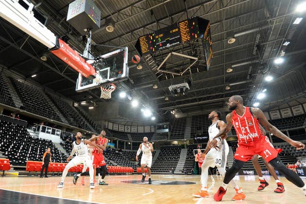 Ambiance Astroballe BASKETBALL : LDLC ASVEL vs Bayern Munich - Euroleague - 19 02 2021 FredericChambert Panoramic 