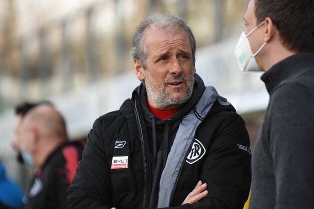 Roland Seitz (Trainer, VfR Aalen), VfR Aalen vs. SC Freiburg II, Regionalliga Suedwest, Saison 2020 2021, 24. Spieltag, 20.02.2021, VfR Aalen vs. SC Freiburg II, Regionalliga Suedwest, Saison 2020 2021, 24. Spieltag, 20.02.2021 Aalen Copyright: xEibnerxPressefotox EP_FSU