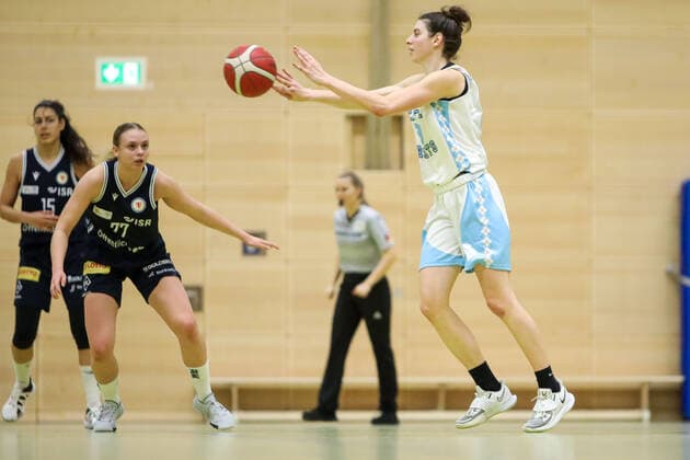 Capitol Bascats Duesseldorf gegen Eintracht Braunschweig LionPride, 20.02.2021 Anja Fuchs Robetin ( 8, Capitol Bascats Duesseldorf); Capitol Bascats Duesseldorf gegen Eintracht Braunschweig LionPride am 20.02.2021, Duesseldorf. Copyright: xBEAUTIFULxSPORTS KennyxBeelex