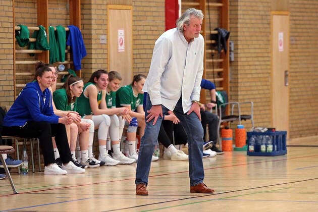 20.02.2021, xovx, Basketball Damen 1. Bundesliga, BC Pharmaserv Marburg - GISA Lions SV Halle Head Coach Christoph Wysocki (BC Pharmaserv Marburg), Freisteller Marburg Sporthalle Georg-Gaßmann-Stadion Hessen Deutschland (DE)