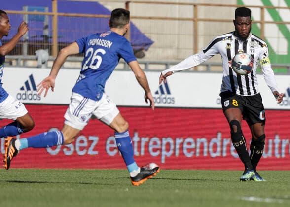 Traore Ismael 8 FOOTBALL : Strasbourg vs Angers - Ligue 1 Uber Eats - 21 02 2021 ElyxandroCegarra Panoramic 