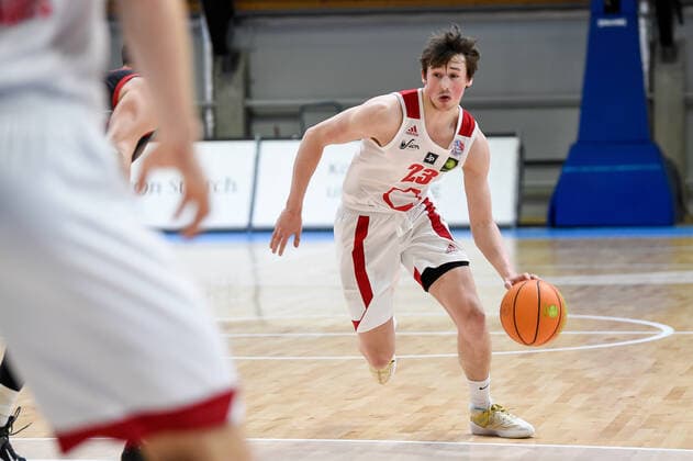 Barmer 2. Basketball Bundesliga ProB, Rheinstars Koeln vs. ETV Hamburg, 21.02.2021 Johann Bruno Albrecht (RheinStars Koeln 23), Barmer 2. Basketball Bundesliga ProB, Rheinstars Koeln vs. ETV Hamburg am 21.02.2021 in der Basketball Campus Koeln in Koeln (Nordrhein-Westfalen) Copyright: xBEAUTIFULxSPORTS Mueller-Laschetx