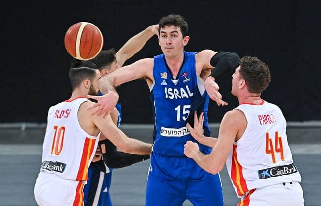 2021.02.21 Gliwice Koszykowka Mezczyzn Kwalifikacje Mistrzostw Europy FIBA EuroBasket 2022 Hiszpania - Izrael N z Jake Cohen Foto Lukasz Sobala PressFocus 2021.02.21 Gliwice Basketball Men s FIBA EuroBasket 2022 Qualifiers Spain - Israel Jake Cohen Credit: Lukasz Sobala PressFocus NEWSPIX.PL --- Newspix.pl  20210221PF_LS044