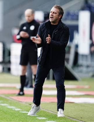 Fussball Trainer Hans-Dieter Hansi Flick (Bayern) Frankfurt, 20.02.2021, Fussball, Bundesliga, Eintracht Frankfurt - FC Bayern Muenchen Frankfurt