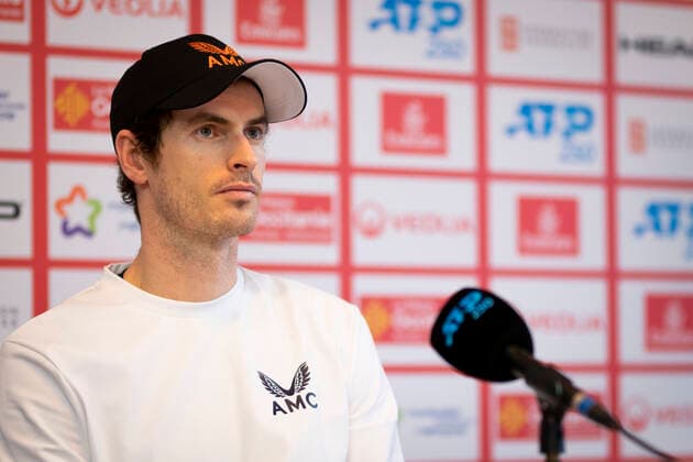 Andy Murray (Gbr) TENNIS : Open Sud de France 2021 - Montpellier - 22 02 2021 JBAutissier Panoramic 