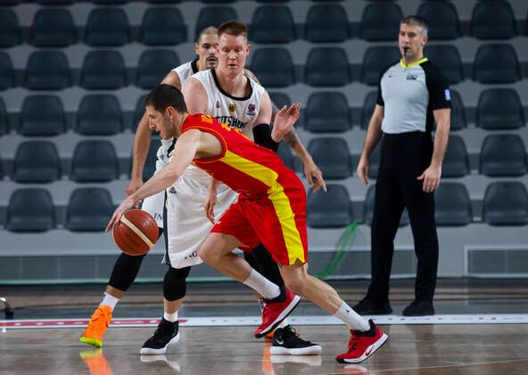 Robin Benzing of Germany, FIBA EuroBasket 2022 Qualifiers, 22 Februar, 22.02.2021 Montenegro vs Deutschland, Basketball, FIBA EuroBasket 2022 Qualifiers, 20 Februar, 22.02.2021 Podgorica Copyright: xEIBNER NikolaxKrsticx EP_EER