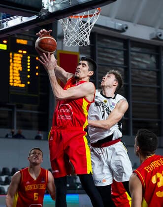 Jan Niklas Wimberg of Germany, FIBA EuroBasket 2022 Qualifiers, 22 Februar, 22.02.2021 Montenegro vs Deutschland, Basketball, FIBA EuroBasket 2022 Qualifiers, 20 Februar, 22.02.2021 Podgorica Copyright: xEIBNER NikolaxKrsticx EP_EER