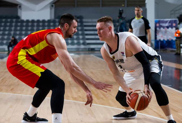 Robin Benzing of Germany, FIBA EuroBasket 2022 Qualifiers, 22 Februar, 22.02.2021 Montenegro vs Deutschland, Basketball, FIBA EuroBasket 2022 Qualifiers, 20 Februar, 22.02.2021 Podgorica Copyright: xEIBNER NikolaxKrsticx EP_EER