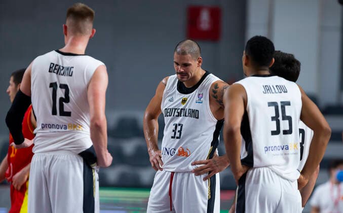 Maik Zirbes of Germany, FIBA EuroBasket 2022 Qualifiers, 22 Februar, 22.02.2021 Montenegro vs Deutschland, Basketball, FIBA EuroBasket 2022 Qualifiers, 20 Februar, 22.02.2021 Podgorica Copyright: xEIBNER NikolaxKrsticx EP_EER