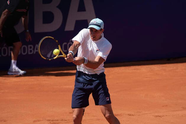 February 22, 2021, Cordoba Capital, Cordoba, Argentina: Tennis player Facundo Bagnis (127) won 6-2 and 6-4 against tennis player Pedro Sakamoto Cordoba Capital Argentina - ZUMAb196 20210222_zip_b196_009 Copyright: xDanielxBustosx