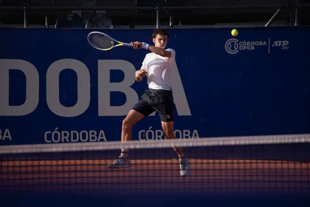 February 22, 2021, Cordoba Capital, Cordoba, Argentina: Argentine tennis player Juan Manuel Cerundolo (332, ARG) beat Joao Menezes (189, BRA) by 6-4 and 6-4. Cordoba Capital Argentina - ZUMAb196 20210222_zip_b196_069 Copyright: xDanielxBustosx