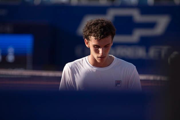 February 22, 2021, Cordoba Capital, Cordoba, Argentina: Argentine tennis player Juan Manuel Cerundolo (332, ARG) beat Joao Menezes (189, BRA) by 6-4 and 6-4. Cordoba Capital Argentina - ZUMAb196 20210222_zip_b196_082 Copyright: xDanielxBustosx