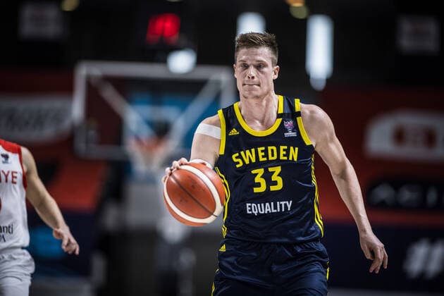 210220 Pa denna handoutbild fran Svenska Basketförbundet: EuroBasket 2021 Qualifiers 2021 - Turkey, Istanbul - Taken on Saturday, 2 20 2021 TURKEY VS SWEDEN: Jonas Jerebko of Sweden. Photo: Milad Payami Svenska Basketförbundet BILDBYRAN handout 200 mm ISO 1600 Canon Canon EOS R5 basket em-kval turkiet sverige Copyright: MiladxPayami BB210220ZN098