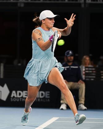 TENNIS ADELAIDE INTERNATIONAL, Iga Swiatek of Poland during the round 3 match against Maddison Inglis of Australia during the Adelaide International Tennis Tournament, at Memorial Drive, Adelaide, Wednesday, February 24, 2021. ( NO ARCHIVING, EDITORIAL USE ONLY, NO USE IN BOOKS WITHOUT CONSENT  Copyright: xMATTxTURNERx 20210224001522895800