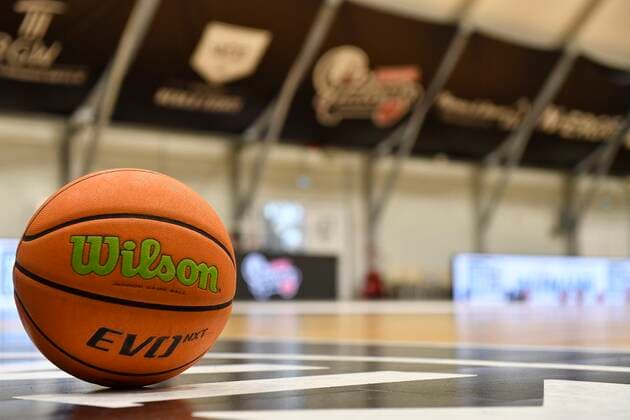 24.02.2021 - Basketball - Saison 2020 2021 - 2. Bundesliga Pro-A - 10. Spieltag: Nürnberg Falcons Basketball Club NBC - Uni Baskets Paderborn - - Feature Impression Symbolbild Symbolfoto - Spielball Ball Wilson