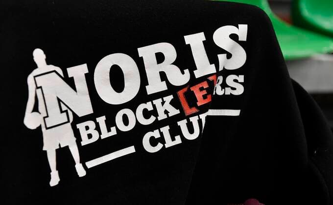 24.02.2021 - Basketball - Saison 2020 2021 - 2. Bundesliga Pro-A - 10. Spieltag: Nürnberg Falcons Basketball Club NBC - Uni Baskets Paderborn - - Fans Fanblock - Noris Blockers Clubfan