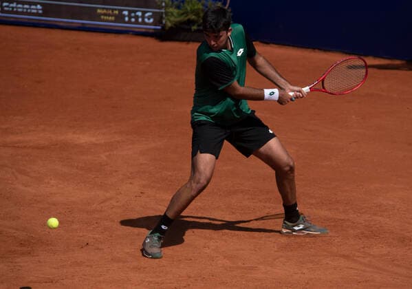 February 24, 2021, Cordoba Capital, Cordoba, Argentina: The player Marcelo Tomas Barrios Vera (265) CHI. Jozef Kovalik (128) SVK beats Marcelo Tomas Barrios Vera (265) CHI 4-6, 6-2, 6-3 and enters the quarterfinals Cordoba Capital Argentina - ZUMAb196 20210224_zip_b196_012 Copyright: xDanielxBustosx