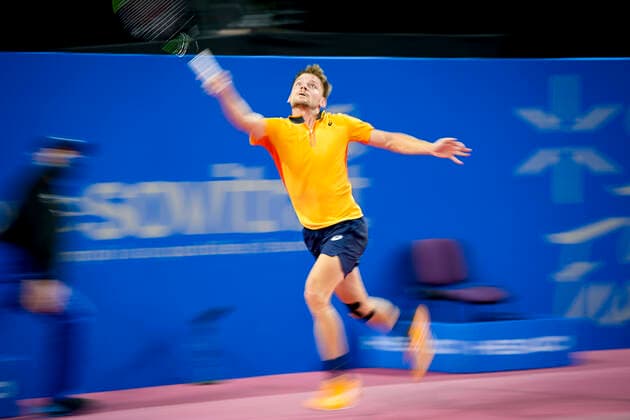 David Goffin (Bel) TENNIS : Open Sud de France 2021 - Montpellier - 24 02 2021 JBAutissier Panoramic 