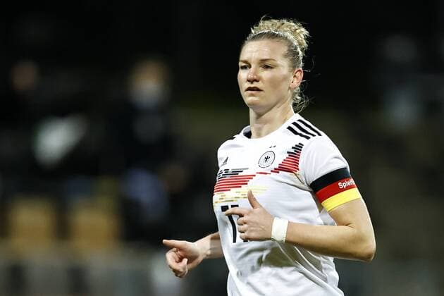 VENLO - Alexandra Popp of Germany women during the International Friendly, Länderspiel, Nationalmannschaft match for women between the Netherlands and Germany at the Covebo stadium De Koel on February 24, 2021 in Venlo, The Netherlands. ANP MAURICE VAN STEEN International friendly match 2020 2021 xVIxANPxSportx xxANPxIVx