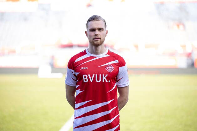 Lars Dietz, FC Würzburger Kickers, 2. Bundesliga, Porträttermin 2020 2021, Copyright: FWK HMBxMedia xHeikoxBecker