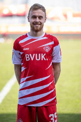 Martin Hasek, FC Würzburger Kickers, 2. Bundesliga, Porträttermin 2020 2021, Copyright: FWK HMBxMedia xHeikoxBecker