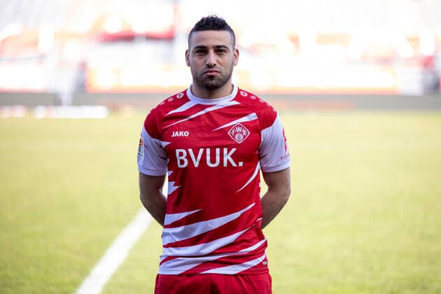 Christofer David, FC Würzburger Kickers, 2. Bundesliga, Porträttermin 2020 2021, Copyright: FWK HMBxMedia xHeikoxBecker