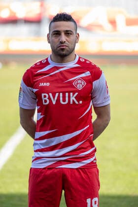 Christofer David, FC Würzburger Kickers, 2. Bundesliga, Porträttermin 2020 2021, Copyright: FWK HMBxMedia xHeikoxBecker