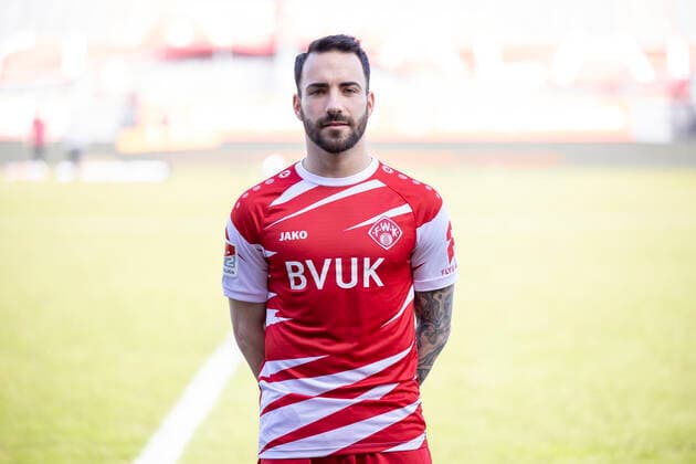 Mitja Lotric, FC Würzburger Kickers, 2. Bundesliga, Porträttermin 2020 2021, Copyright: FWK HMBxMedia xHeikoxBecker