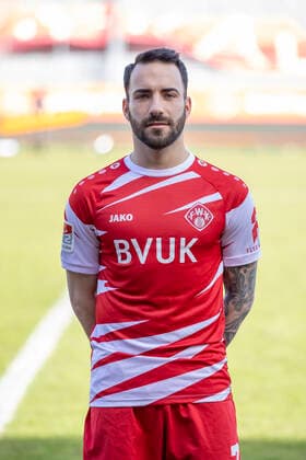 Mitja Lotric, FC Würzburger Kickers, 2. Bundesliga, Porträttermin 2020 2021, Copyright: FWK HMBxMedia xHeikoxBecker