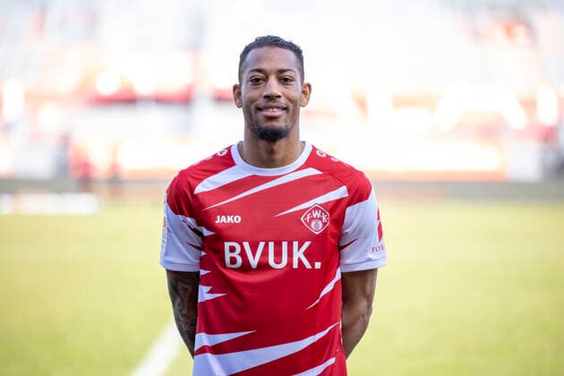 Rajiv van La Parra, FC Würzburger Kickers, 2. Bundesliga, Porträttermin 2020 2021, Copyright: FWK HMBxMedia xHeikoxBecker