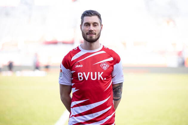 Christian Strohdiek, FC Würzburger Kickers, 2. Bundesliga, Porträttermin 2020 2021, Copyright: FWK HMBxMedia xHeikoxBecker