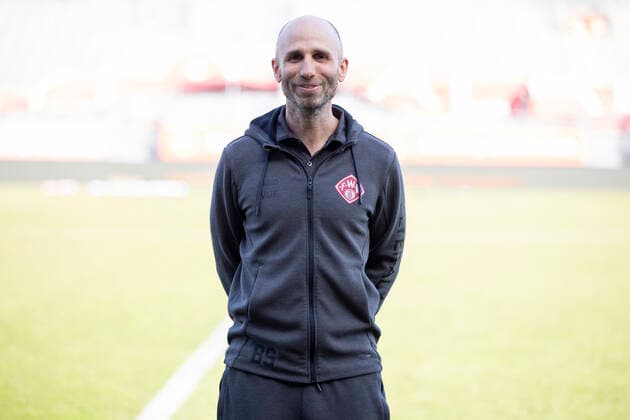 Co-Trainer Benjamin Sachs, FC Würzburger Kickers, 2. Bundesliga, Porträttermin 2020 2021, Copyright: FWK HMBxMedia xHeikoxBecker