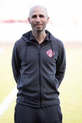 Co-Trainer Benjamin Sachs, FC Würzburger Kickers, 2. Bundesliga, Porträttermin 2020 2021, Copyright: FWK HMBxMedia xHeikoxBecker