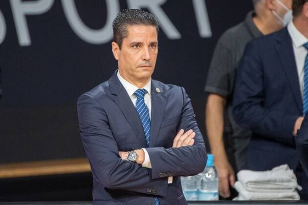 Head Coach Ioannis Sfairopoulos (Maccabi Fox Tel Aviv), FC Bayern Basketball vs. Maccabi Tel Aviv, EuroLeague, 25.02.2021 Muenchen Bayern Deutschland