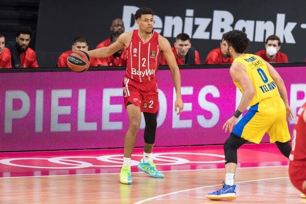 Basketball, Euroleague, FC Bayern München - Maccabi Tel Aviv. Im Bild Wade BALDWIN (FC Bayern München, 2). München Audi Dome Bayern Deutschland Copyright: Passion2Press.dex xMarkusxFischerx